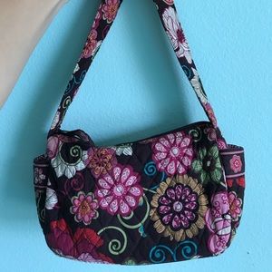 Vera Bradley purse and matching cosmetic bag